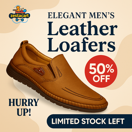 Elegant Men's Leather Loafers